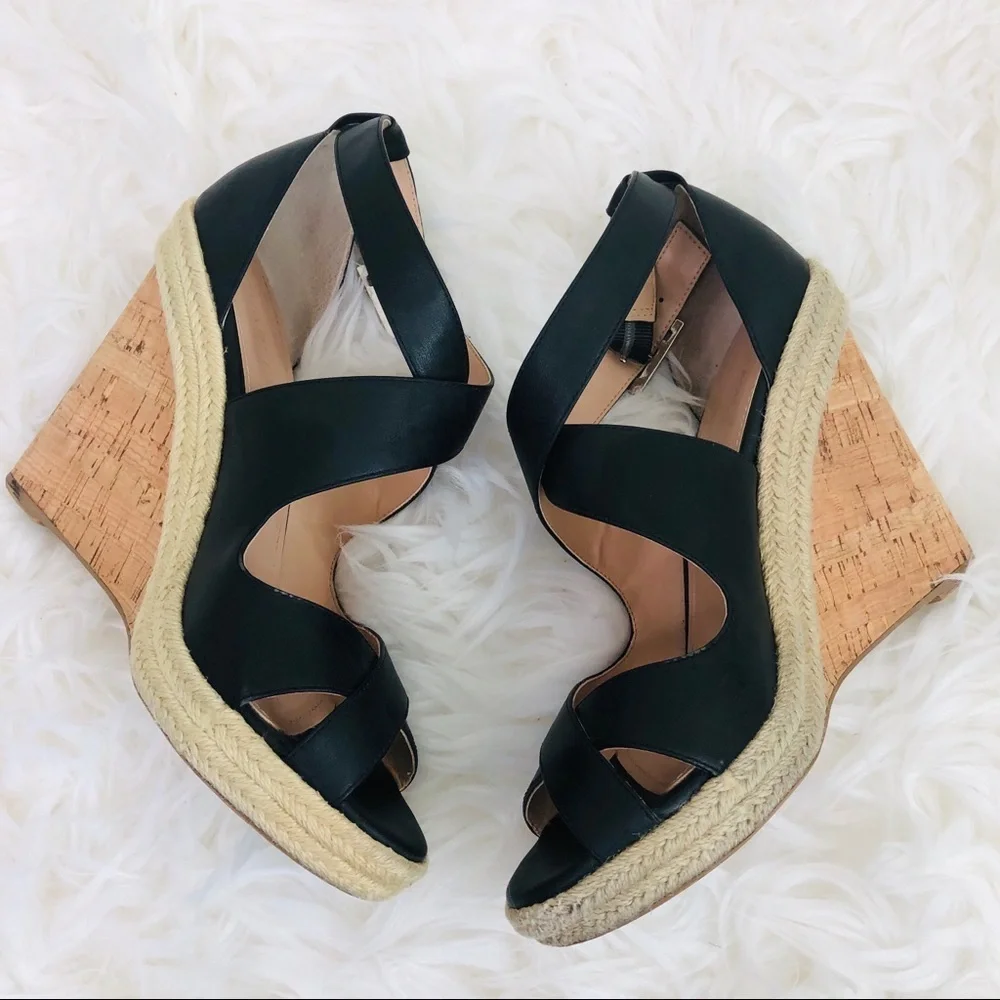 Charles David Belfast Strappy Wedge Sandal Cork 10 - Picture 6 of 6